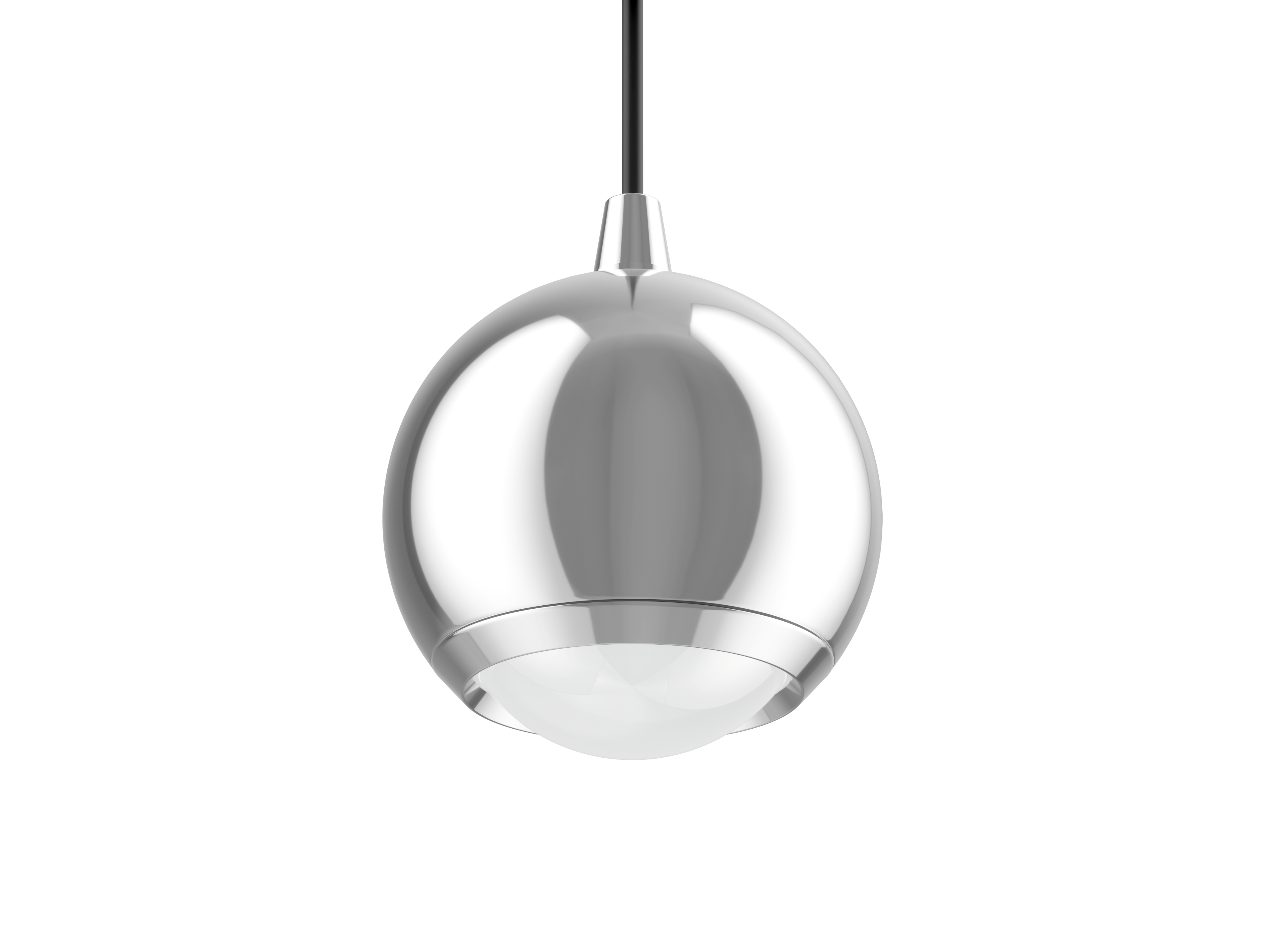 Novarail Spaceball Schienenlampe Chrome