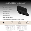 Novarail Gimbal Accent Light 10 Black