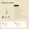 Novarail Magicball Marble White White