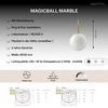 Novarail Magicball Marble White Black