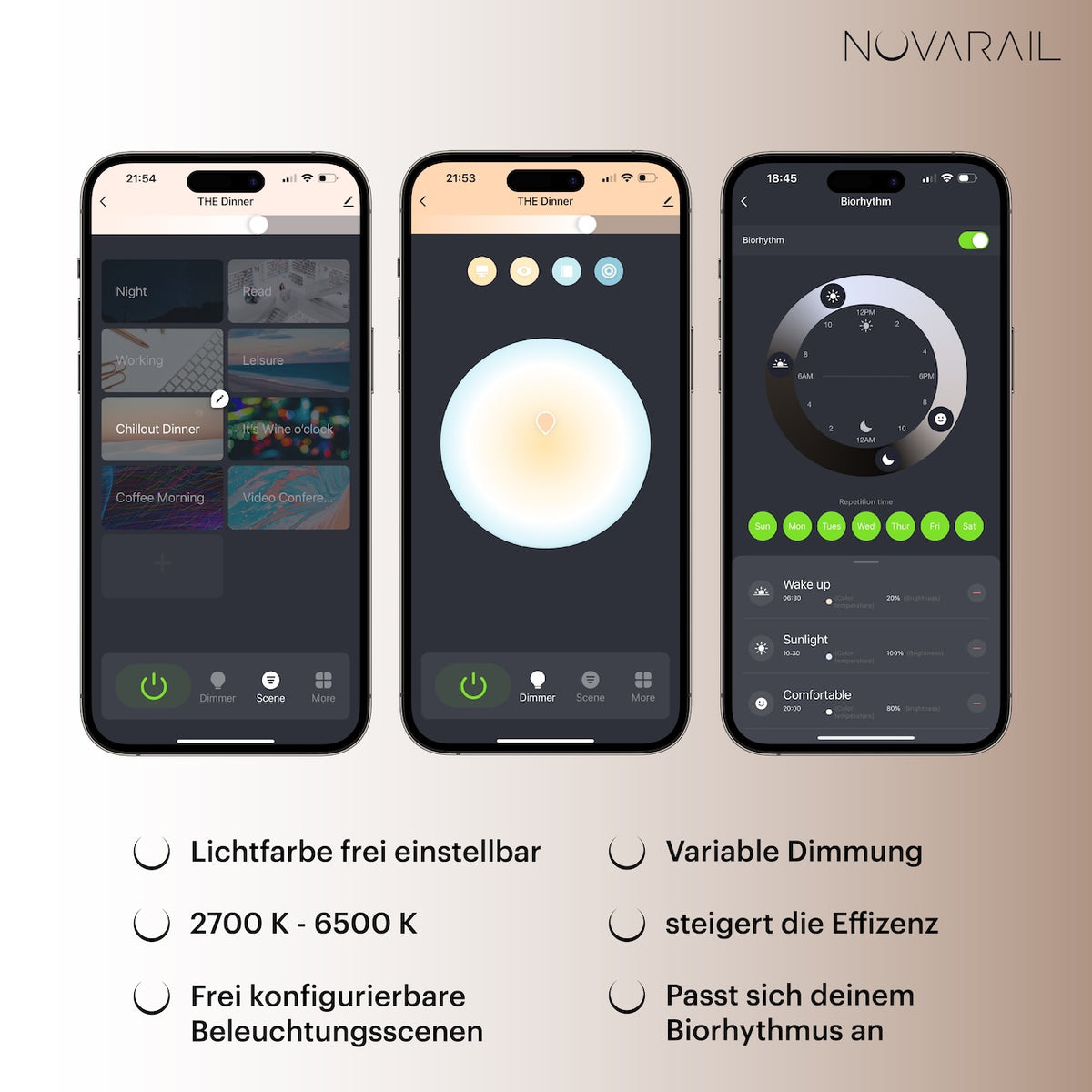 Novarail Double Spotlight Black