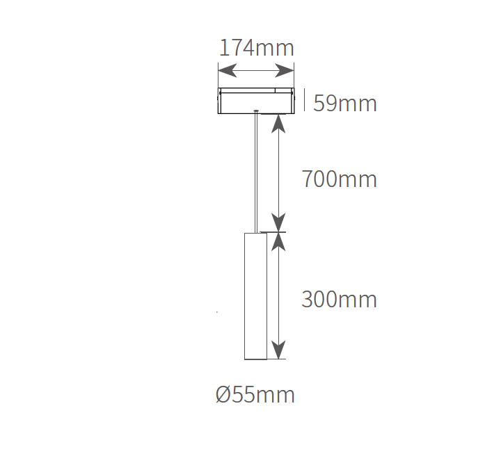 Novarail White Stick