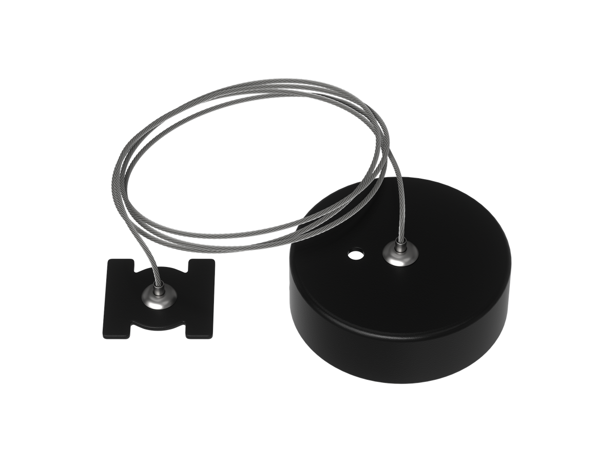 Novarail Ceiling Suspension Kit Black