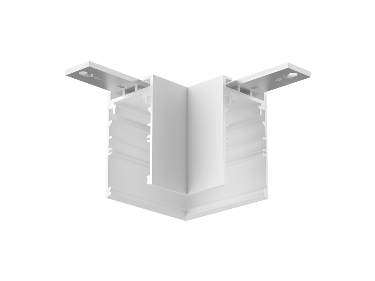 Novarail Ceiling L-Schienenverbinder White